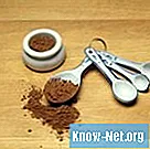 Hur man byter ut vetemjöl med kakaopulver