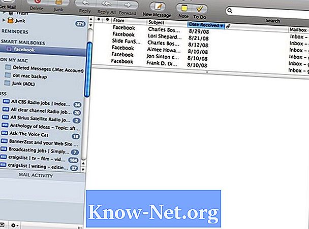 Kuidas luua Smart Mailbox Mac OS X Mailis