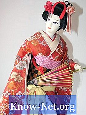 Wie man japanische Geisha-Puppen macht