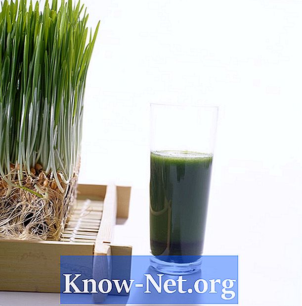 איך להכין מיץ עם נבטים חיטה (מ chlorophyll)