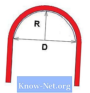 כיצד למדוד את רדיוס העקמומיות של צינור