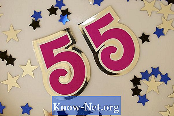 Dekorationen für die 55. Geburtstagsfeier - Artikel