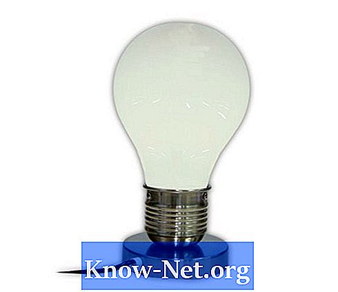 Materiali, ki se uporabljajo v električni svetilki