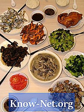 중국 요리의 전형적인 요리