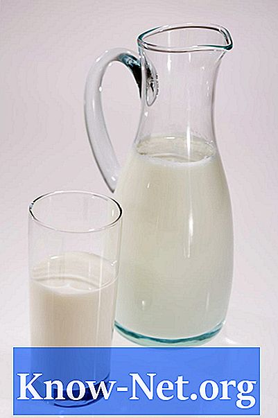 Proportion de lait en poudre et d'eau