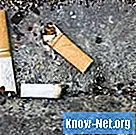 Kako popraviti opekline cigaret na oblazinjenju