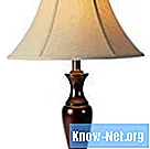 Hvilken slags stof kan jeg bruge på en lampe?