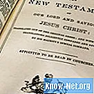 Kokie yra Naujojo Testamento skirstymai?