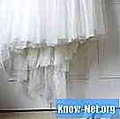 Kako narediti snemljivo krilo za poročne obleke
