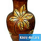 Kā atgūt un krāsot lielu keramikas vāzi